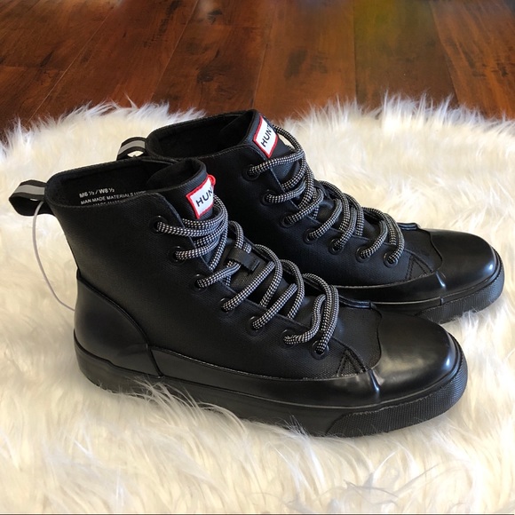 hunter canvas sneakers